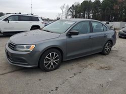 Volkswagen salvage cars for sale: 2016 Volkswagen Jetta SE