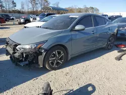 Salvage cars for sale at Spartanburg, SC auction: 2024 Nissan Sentra SV