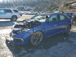 Honda salvage cars for sale: 2019 Honda Civic EXL