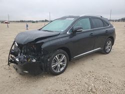 Salvage cars for sale at New Braunfels, TX auction: 2015 Lexus RX 350