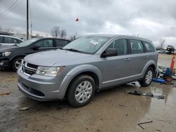 Salvage cars for sale at Pekin, IL auction: 2015 Dodge Journey SE