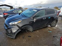 Salvage cars for sale from Copart Cleveland: 2017 KIA Sportage EX