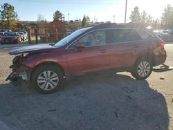 Salvage cars for sale at Gaston, SC auction: 2018 Subaru Outback 2.5I Premium