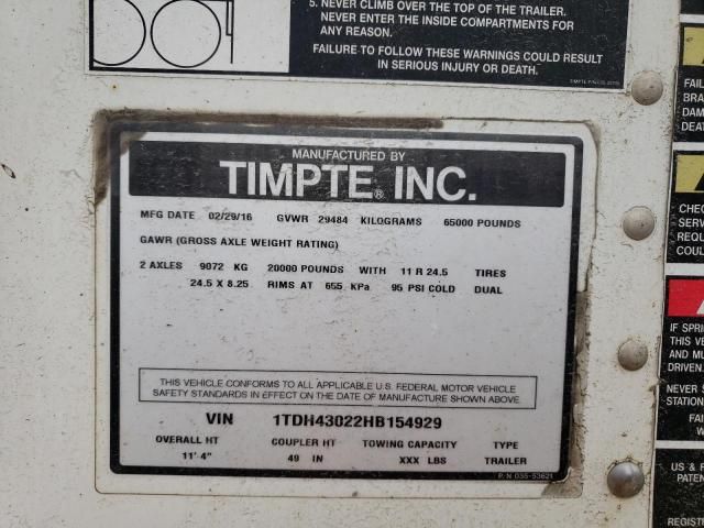 2017 Timpte Hopper