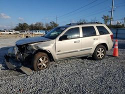 Salvage cars for sale at Riverview, FL auction: 2008 Jeep Grand Cherokee Laredo