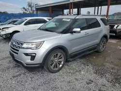 Salvage cars for sale at Riverview, FL auction: 2018 Ford Explorer Limited