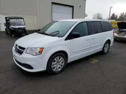 Salvage cars for sale at Woodburn, OR auction: 2016 Dodge Grand Caravan SE