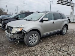 Salvage cars for sale from Copart Cleveland: 2008 Ford Edge Limited