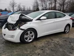 Salvage cars for sale at Waldorf, MD auction: 2013 Hyundai Elantra GLS