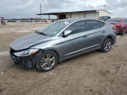 Salvage cars for sale at Temple, TX auction: 2018 Hyundai Elantra SEL