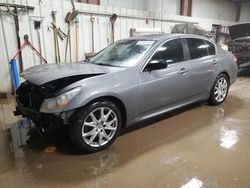 Salvage cars for sale at Elgin, IL auction: 2010 Infiniti G37