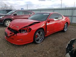 Carros salvage a la venta en subasta: 2006 Chevrolet Monte Carlo LTZ