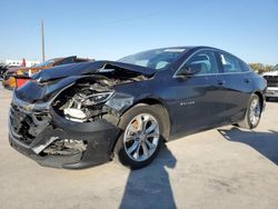 Salvage cars for sale at Grand Prairie, TX auction: 2019 Chevrolet Malibu LT