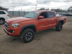 Salvage cars for sale at Newton, AL auction: 2017 Toyota Tacoma Double Cab