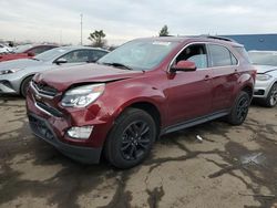 Chevrolet Equinox lt salvage cars for sale: 2017 Chevrolet Equinox LT