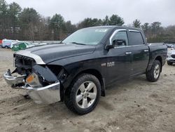 Salvage cars for sale from Copart Mendon, MA: 2015 Dodge RAM 1500 SLT