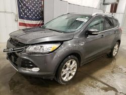 Salvage cars for sale at Avon, MN auction: 2016 Ford Escape Titanium