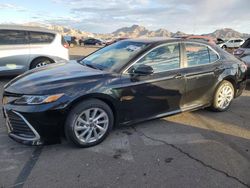 Salvage cars for sale at North Las Vegas, NV auction: 2021 Toyota Camry LE