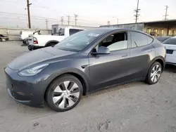 Salvage cars for sale at Los Angeles, CA auction: 2020 Tesla Model Y