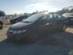 Salvage cars for sale at Riverview, FL auction: 2009 Honda Civic LX