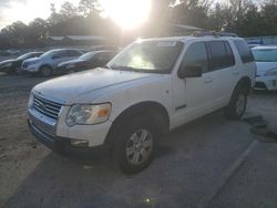 Ford salvage cars for sale: 2007 Ford Explorer XLT