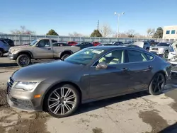 Salvage cars for sale at Littleton, CO auction: 2012 Audi A7 Prestige