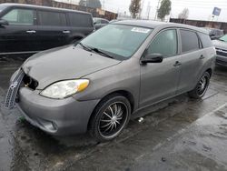 Salvage cars for sale from Copart Wilmington, CA: 2005 Toyota Corolla Matrix XR