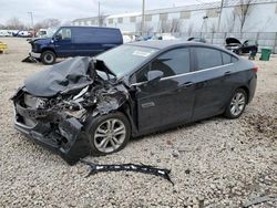 Salvage cars for sale at Franklin, WI auction: 2019 Chevrolet Cruze LT