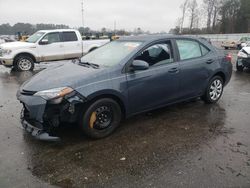 Salvage cars for sale at Dunn, NC auction: 2017 Toyota Corolla L