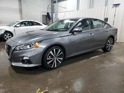 Salvage cars for sale at Ham Lake, MN auction: 2022 Nissan Altima Platinum