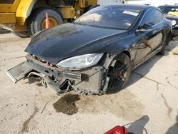 Salvage cars for sale at Pekin, IL auction: 2014 Tesla Model S