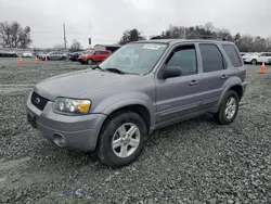 Salvage cars for sale at Mebane, NC auction: 2007 Ford Escape HEV