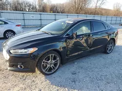 Salvage cars for sale at Prairie Grove, AR auction: 2014 Ford Fusion Titanium