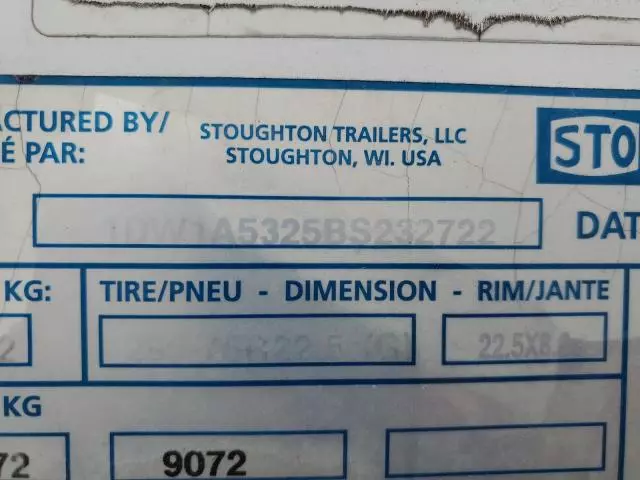 2011 Trailers Stoughton