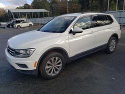 Salvage cars for sale at Savannah, GA auction: 2018 Volkswagen Tiguan SE