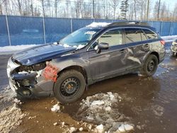 Salvage cars for sale at Moncton, NB auction: 2017 Subaru Outback 2.5I Premium