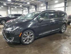 Salvage cars for sale at Ham Lake, MN auction: 2018 Chrysler Pacifica Limited