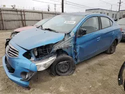 Salvage cars for sale at Los Angeles, CA auction: 2017 Mitsubishi Mirage G4 ES