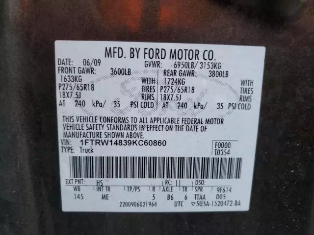 2009 Ford F150 Supercrew