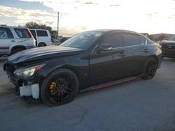 Salvage cars for sale at Orlando, FL auction: 2015 Infiniti Q50 Base