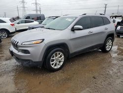 Salvage cars for sale at Elgin, IL auction: 2017 Jeep Cherokee Latitude