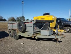 Salvage trucks for sale at Newton, AL auction: 2021 Covered Wagon RED Wagon Trailers LLC 12' Dump Gray