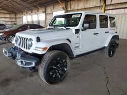 Salvage cars for sale from Copart Phoenix, AZ: 2024 Jeep Wrangler Sahara 4XE