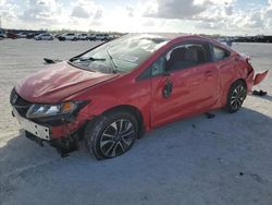 Salvage cars for sale at Arcadia, FL auction: 2013 Honda Civic EX