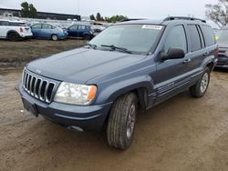 Salvage cars for sale at American Canyon, CA auction: 2002 Jeep Grand Cherokee Limited