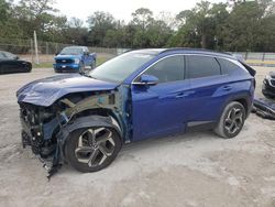 Salvage cars for sale at Fort Pierce, FL auction: 2022 Hyundai Tucson Limited