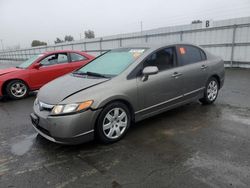 Honda salvage cars for sale: 2007 Honda Civic LX