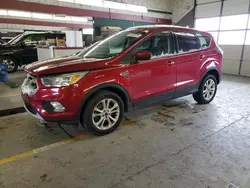 Salvage cars for sale at Dyer, IN auction: 2017 Ford Escape SE