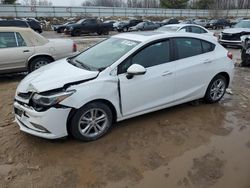 Salvage cars for sale at auction: 2018 Chevrolet Cruze LT