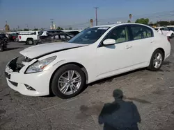 Infiniti G37 salvage cars for sale: 2013 Infiniti G37 Base